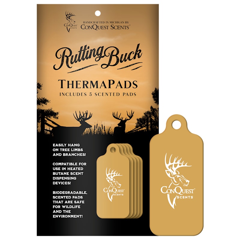 Conquest Scents RuttingBuck ThermaPad Deer Scent 5-Pack