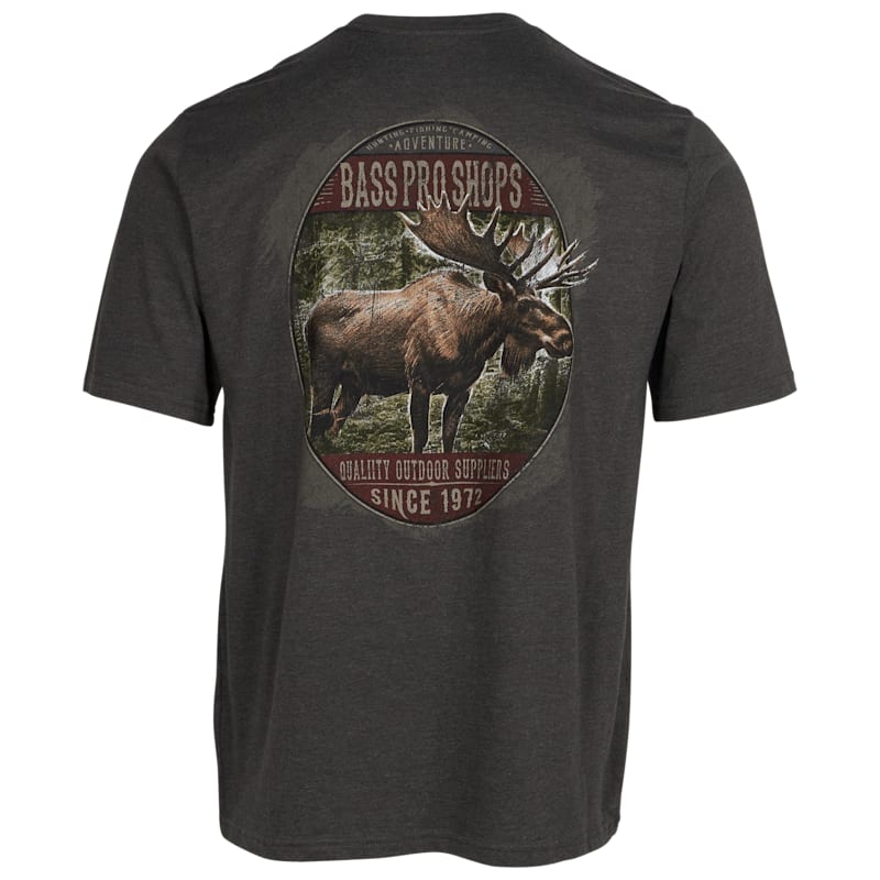 Bass Pro Shops Vintage Moose Valley Short-Sleeve T-Shirt for Men