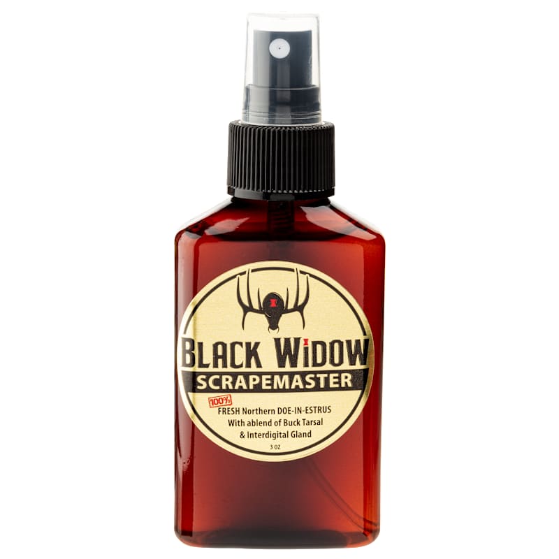 Black Widow Scrape Master Gold Label Northern Whitetail Lure
