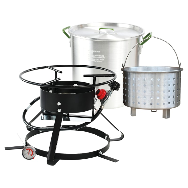 Bass Pro Shops Boiling and Steaming Outdoor Propane Cooker Package