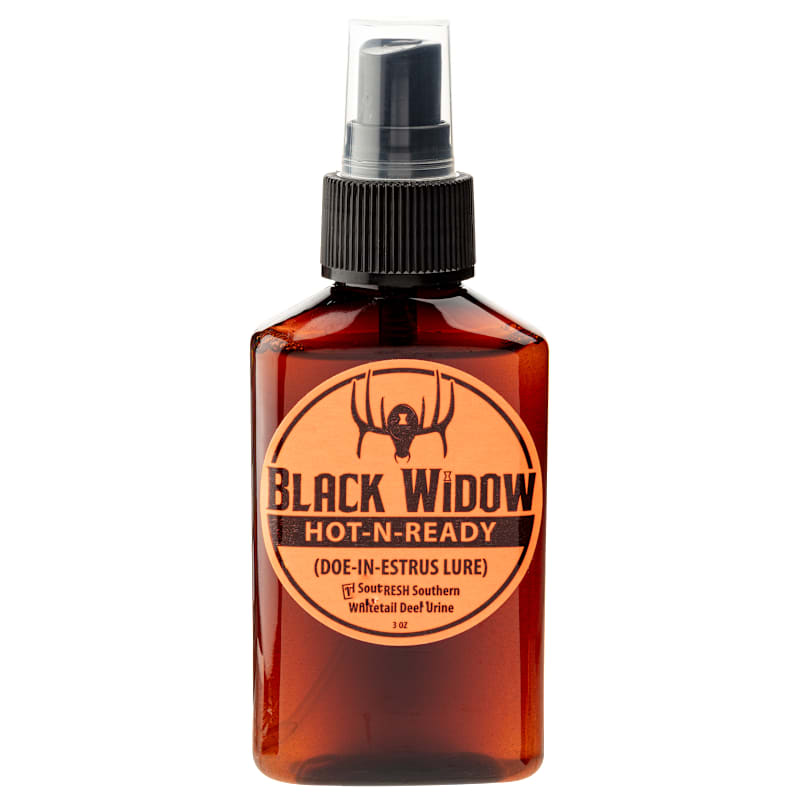 Black Widow Deer Lures Hot-N-Ready Red Label Southern Whitetail Lure