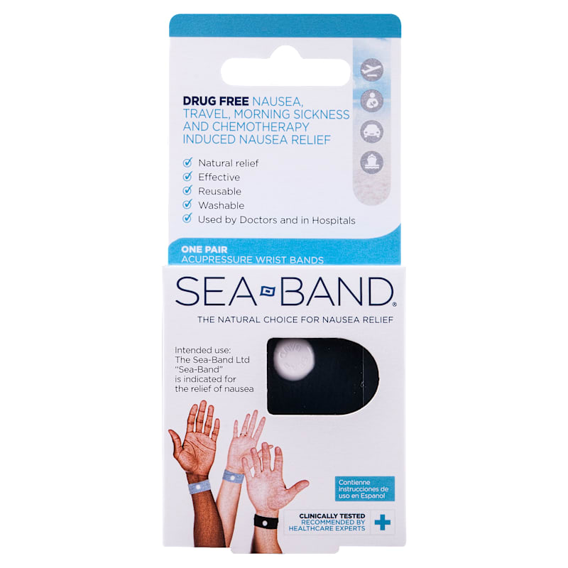 Marine Sports Sea-Band Sea Sick Nausea Relief Accupressure Wrist Band 2-Pack