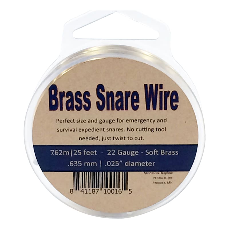 Minnesota Trapline Brass Snare Wire