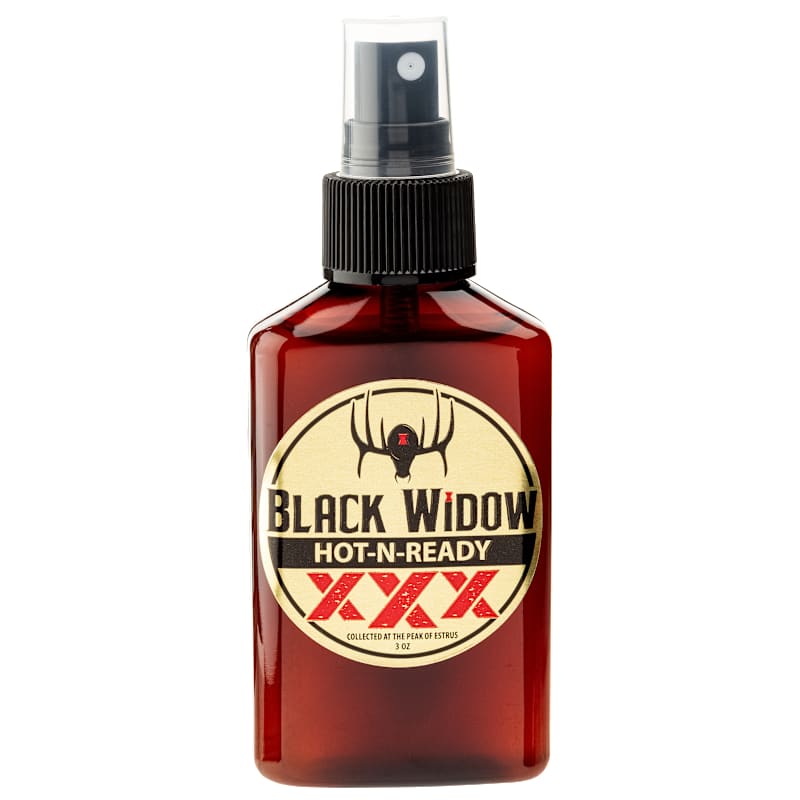 Black Widow Deer Lures Hot-N-Ready XXX Doe Urine Deer Attractant