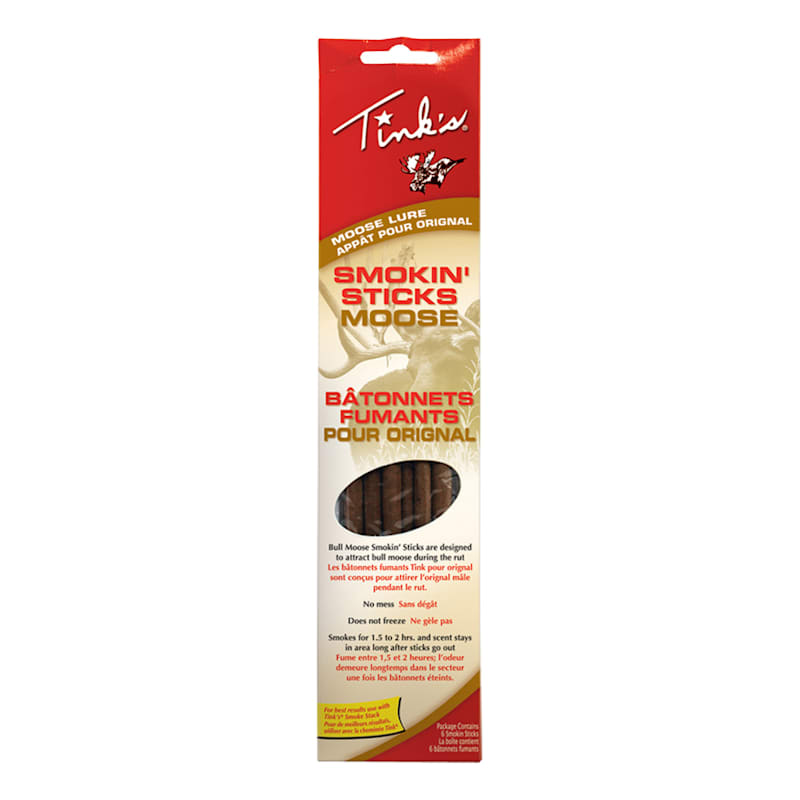 Tink's Cow Moose Estrous Urine Smokin' Sticks 6-Pack