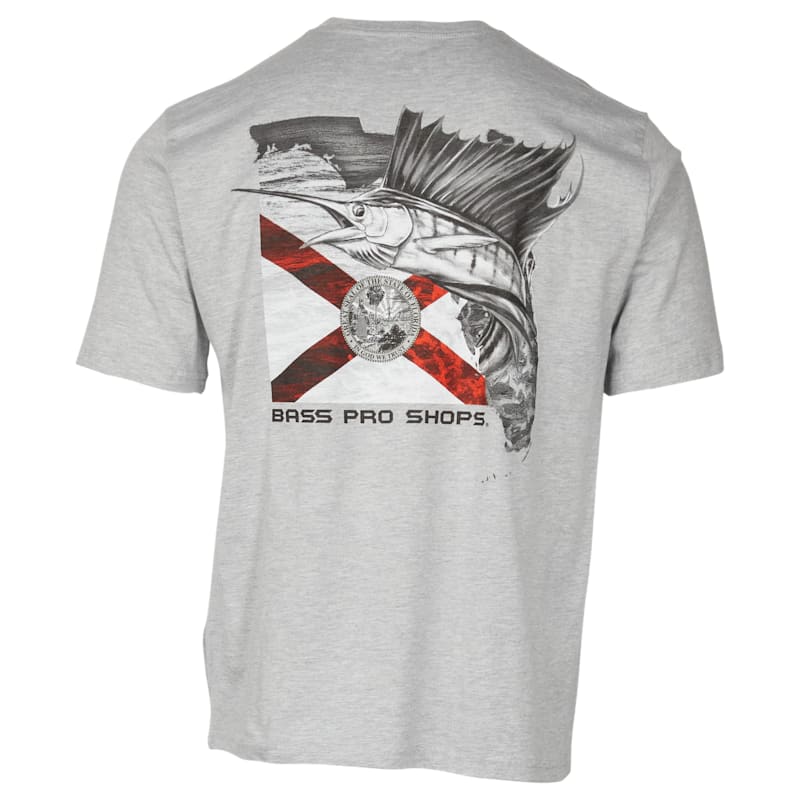 Bass Pro Shops Florida Flag Graphic Short-Sleeve T-Shirt for Men