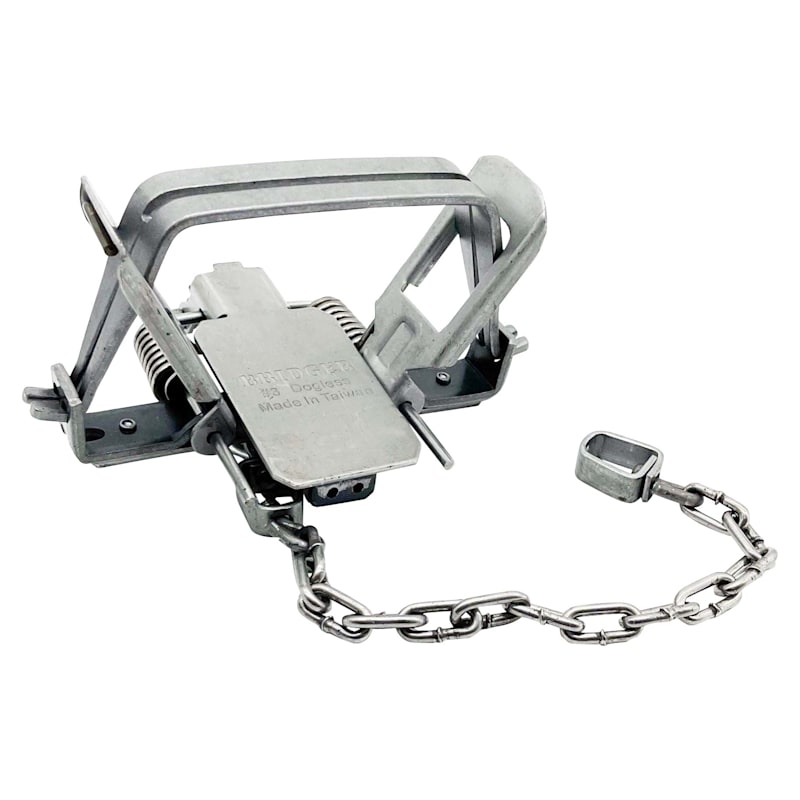 Bridger #3 Dogless 2-Coil Offset Jaw Trap