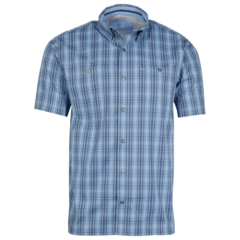 World Wide Sportsman Ultimate Angler Plaid Short-Sleeve Shirt