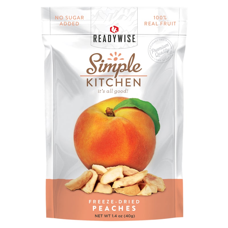ReadyWise Simple Kitchen Freeze-Dried Sliced Peaches