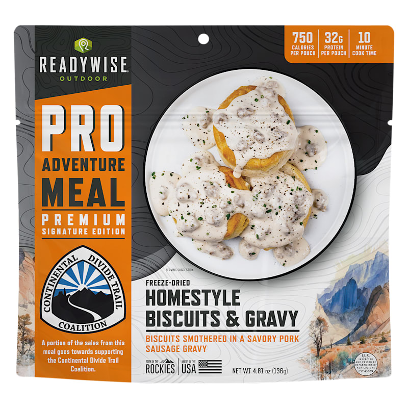 ReadyWise Pro Adventure Meal Freeze-Dried Homestyle Biscuits and Gravy