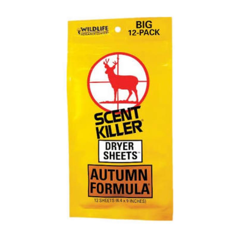 Wildlife Research Center Scent Killer Autumn Formula Dryer Sheets