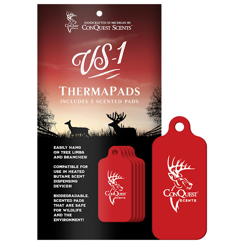 Conquest Scents VS-1 ThermaPad Deer Scent 5-Pack