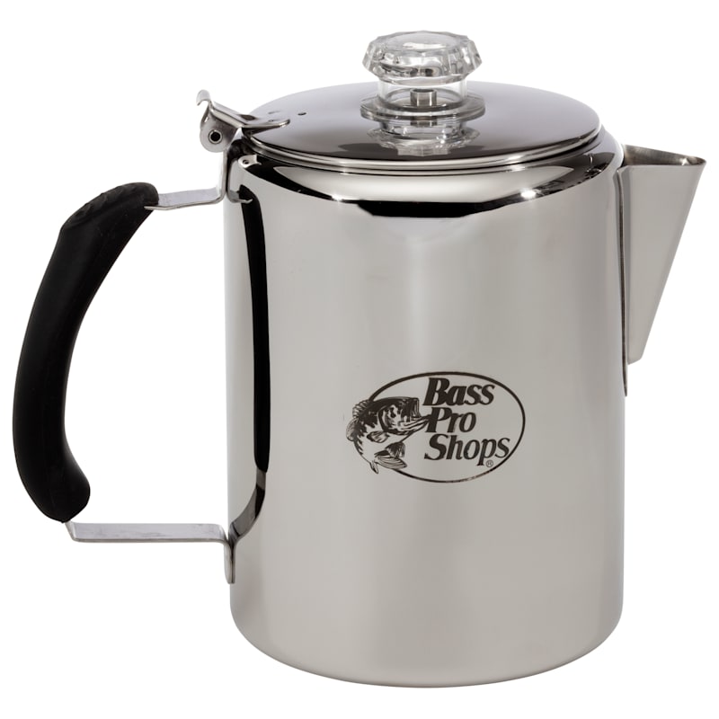 Bass Pro Shops Stainless Steel Percolator