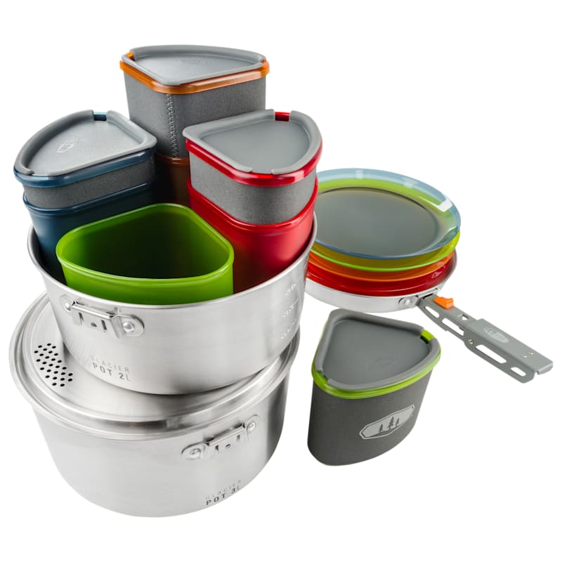 GSI Outdoors Glacier Stainless Camper Cookset