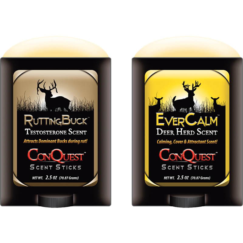 ConQuest Rutting Buck/Deer Herd Scent Stick Combo