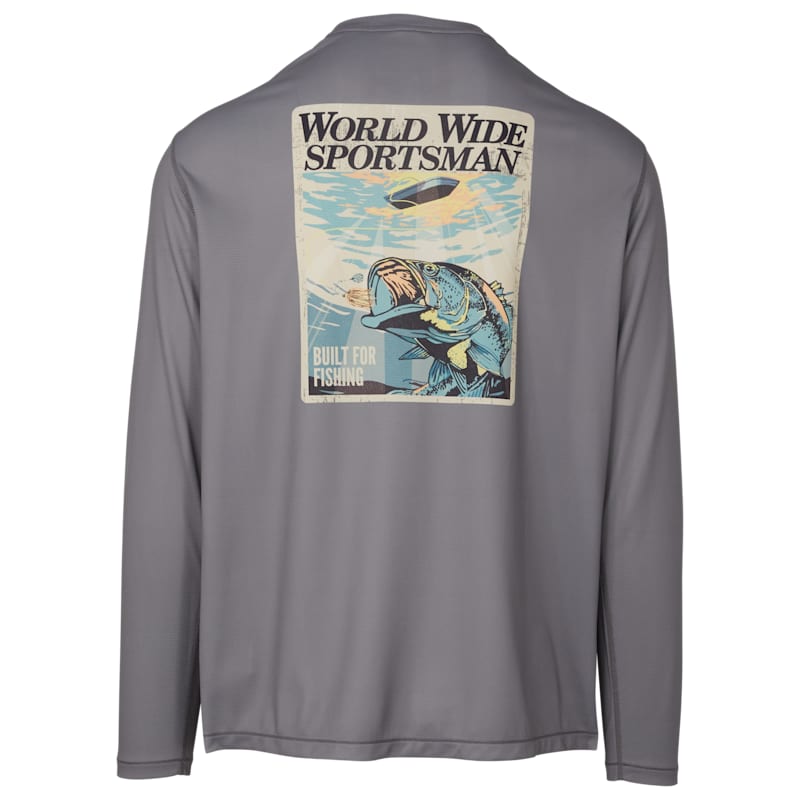 World Wide Sportsman Built for Fishing Graphic Long-Sleeve T-Shirt