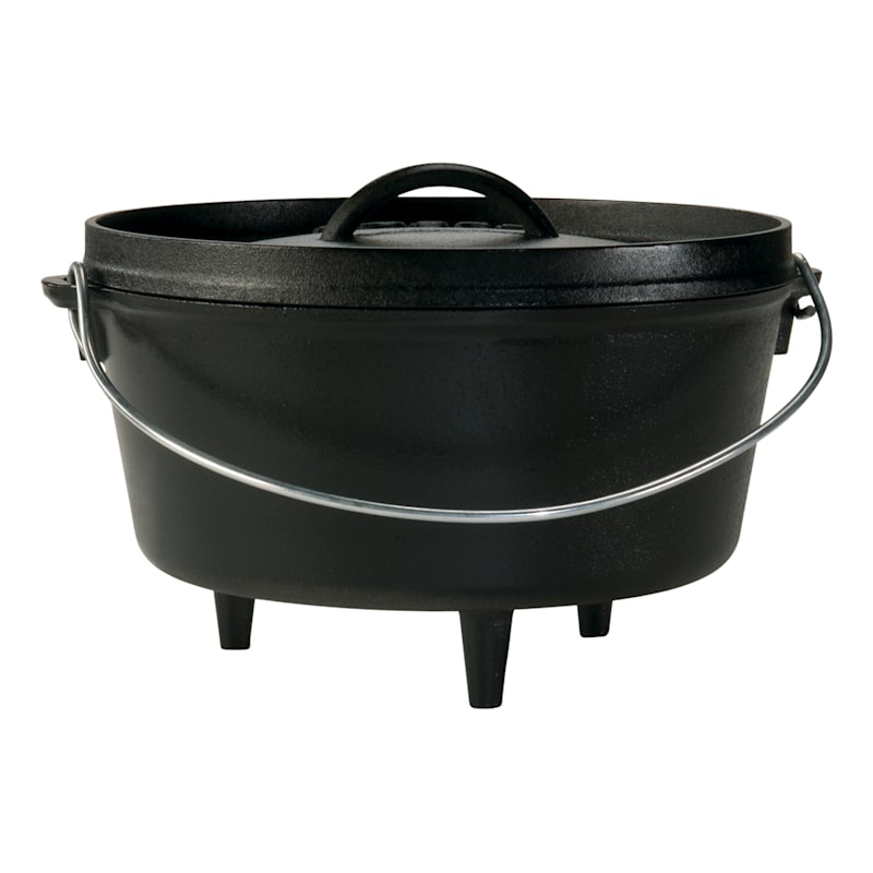 Lodge 5-Quart Cast Iron Deep Camp Dutch Oven