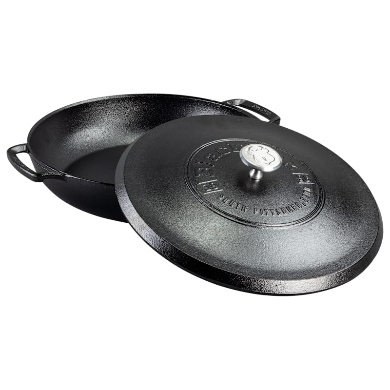 Lodge Blacklock Triple-Seasoned Cast-Iron Braiser With Lid