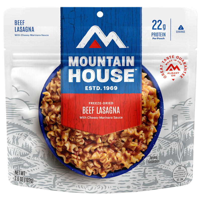 Mountain House Freeze-Dried Lasagna with Meat Sauce