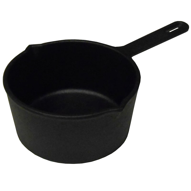 King Kooker 28-oz. Pre-Seasoned Cast-Iron Pot with 2 Pour Spouts