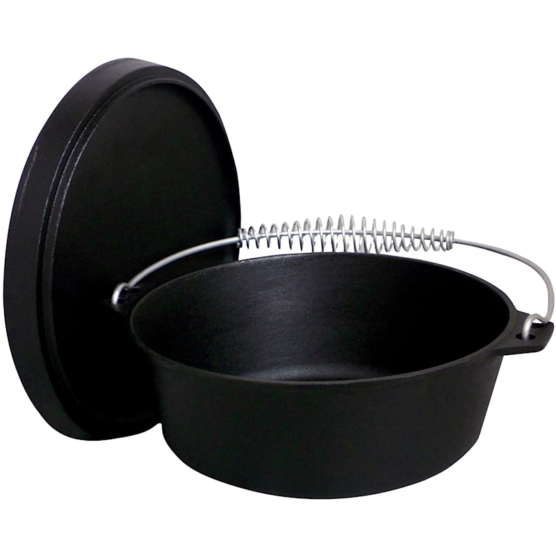 King Kooker Pre-Seasoned Cast-Iron Dutch Oven
