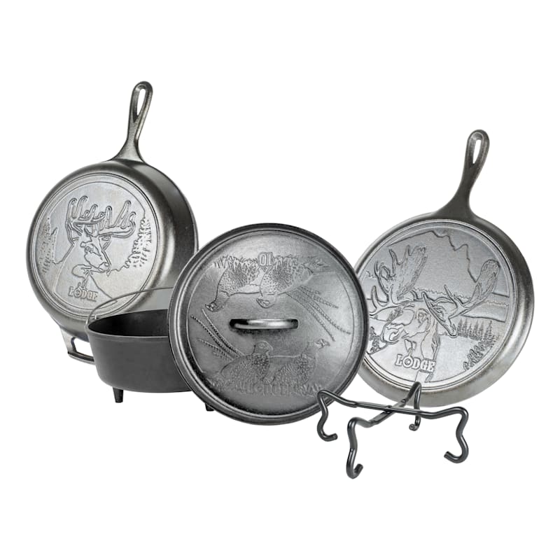 Lodge Wildlife Series 5-Piece Outdoor Cooking Set