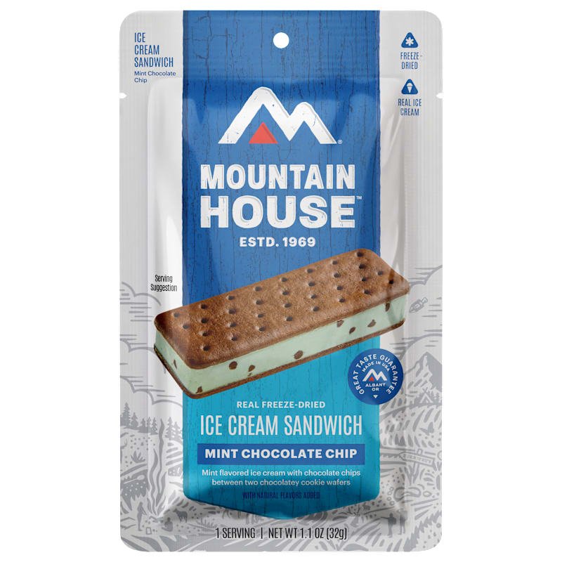 Mountain House Mint Chocolate Chip Ice Cream Sandwich