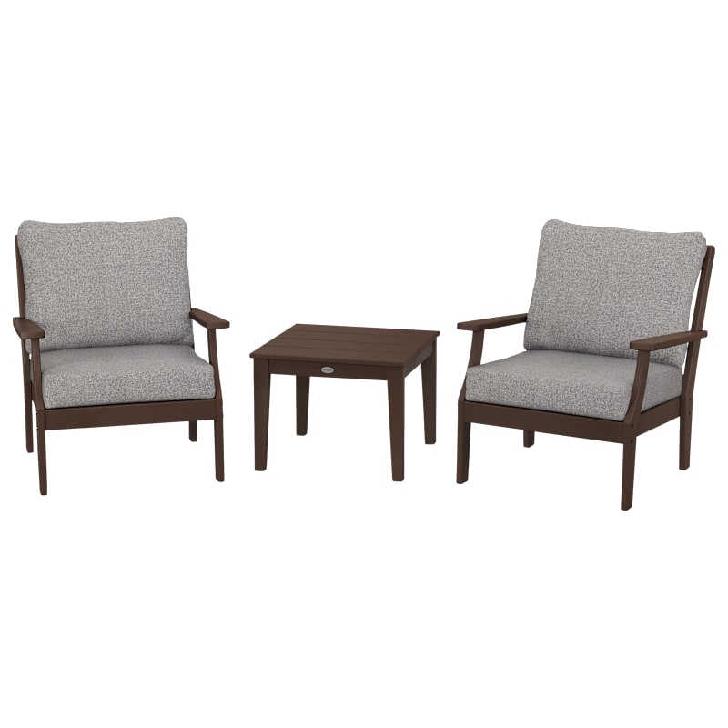 POLYWOOD Braxton 3-Piece Deep-Seating Set