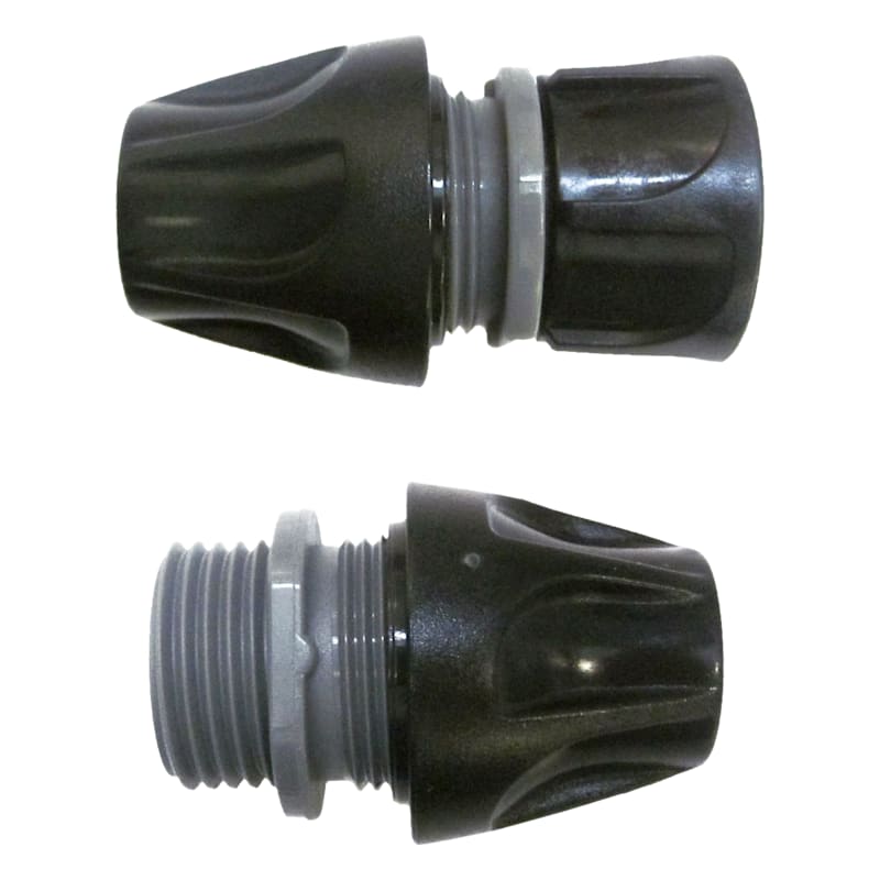 Aqua Joe Male and Female End Fittings for Expandable Hose