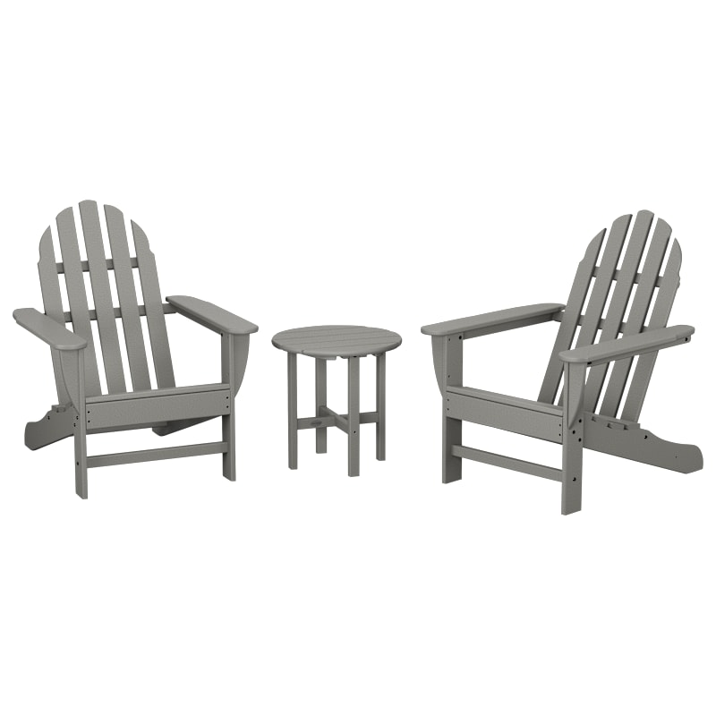 POLYWOOD Classic Adirondack 3-Piece Set