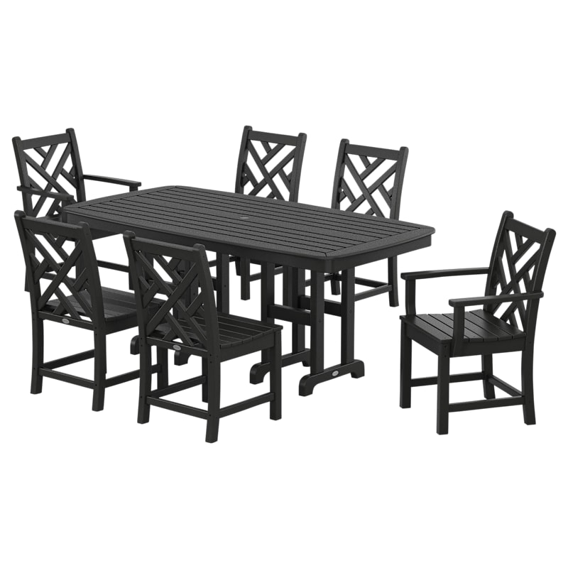 POLYWOOD Chippendale 7-Piece Dining Set