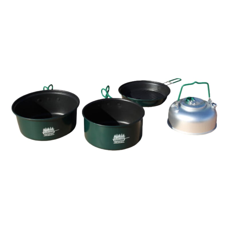 Mr. Outdoors Cookout 4-Piece Aluminum Camp Cook Set