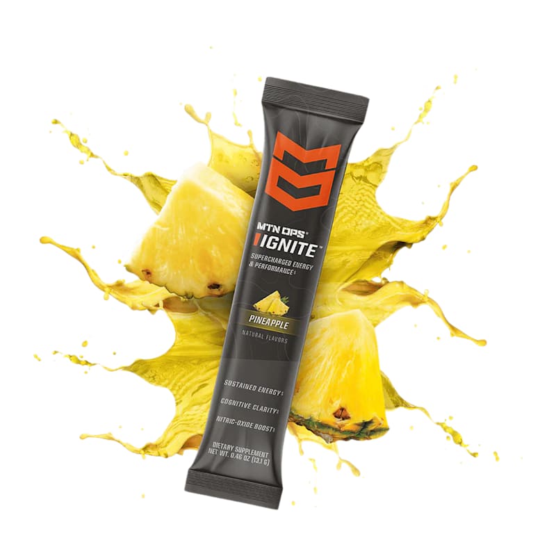 MTN Ops Ignite Single-Serve Pineapple Energy Drink Mix