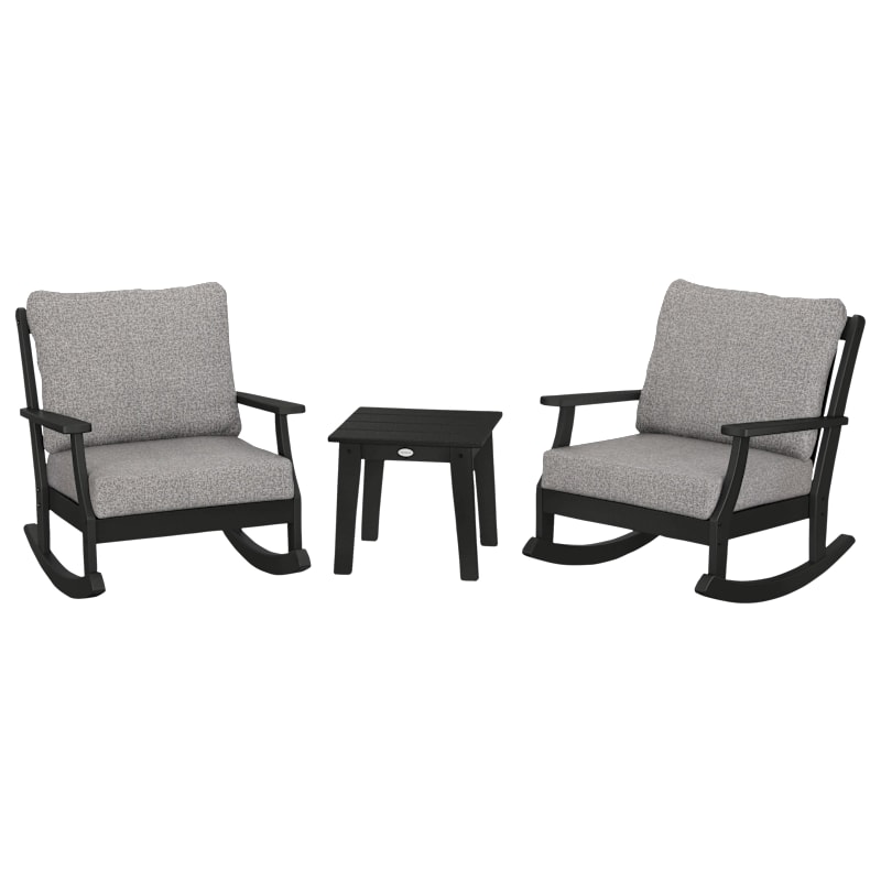POLYWOOD Braxton 3-Piece Deep-Seating Rocker Set