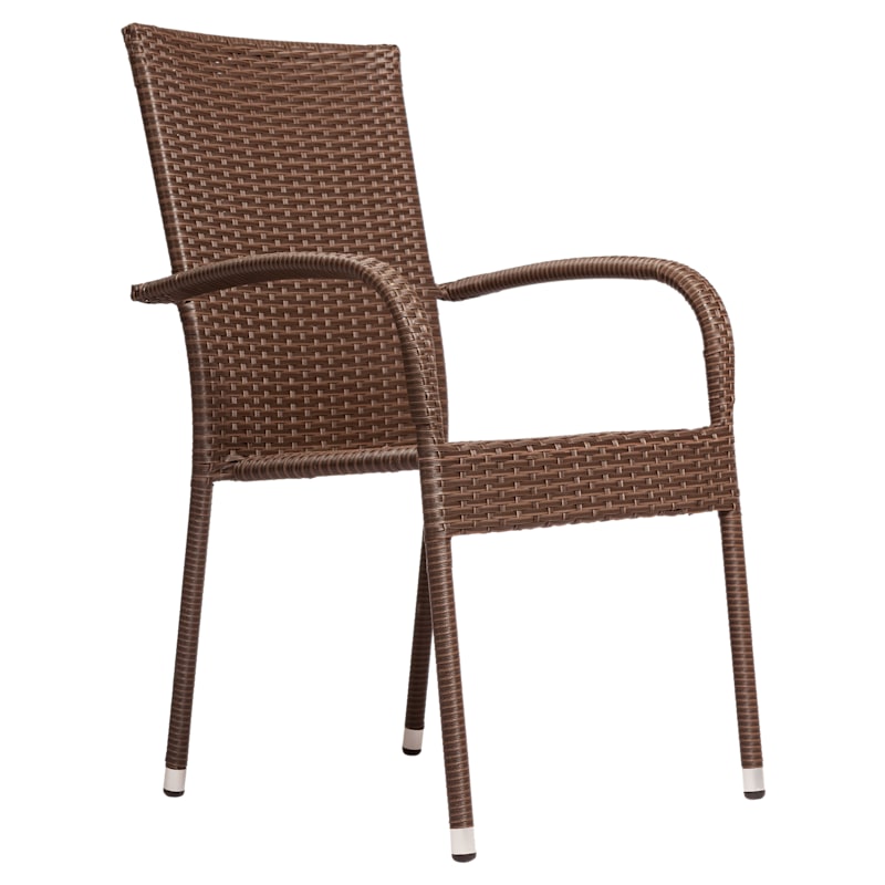 Balkene Home Outdoor Wicker Stacking Chair