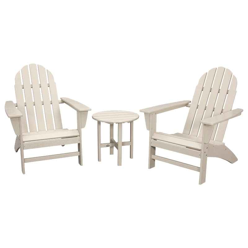 POLYWOOD Vineyard 3-Piece Adirondack Set