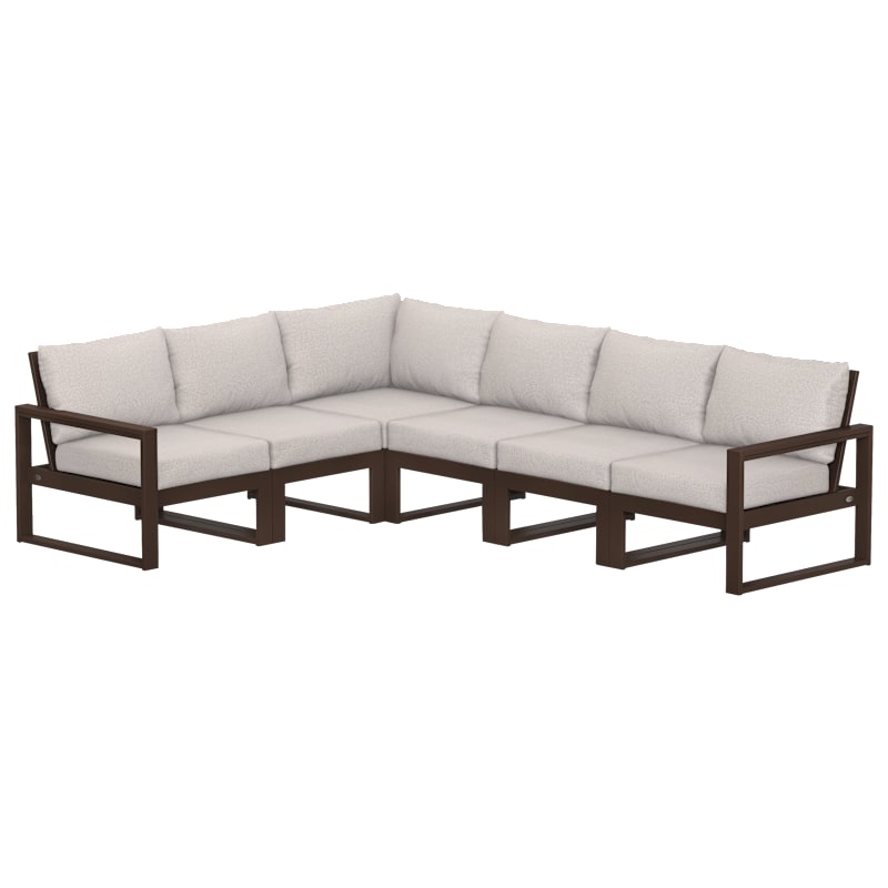 POLYWOOD EDGE 6-Piece Modular Deep-Seating Set