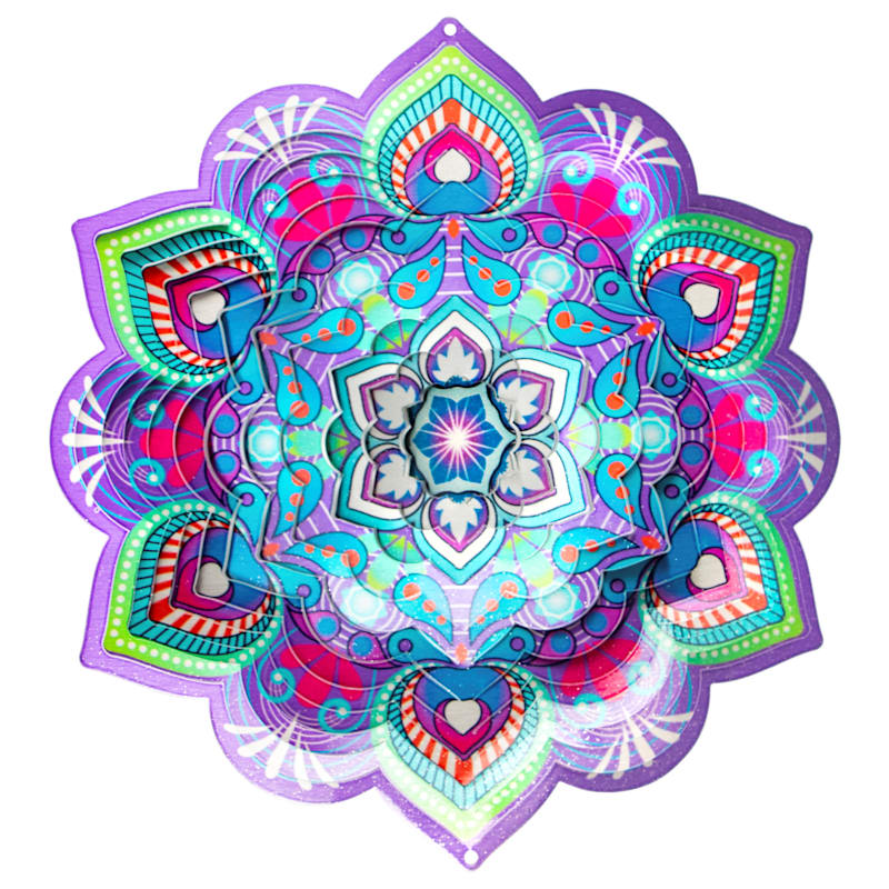 Spinfinity Designs Lotus Mandala Wind Spinner