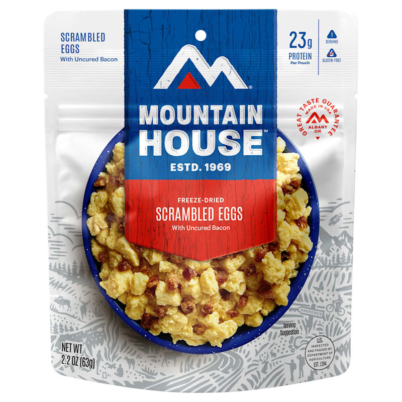 Mountain House Scrambled Eggs with Bacon Pouch