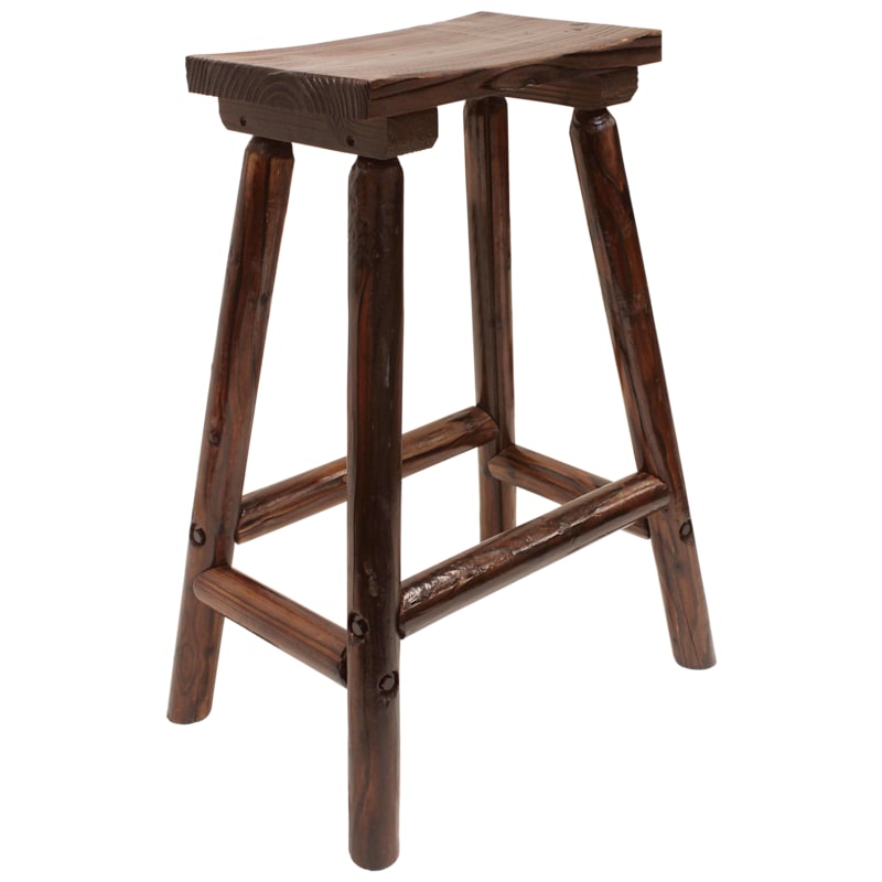 Leigh Country Char-Log Saddle Stool