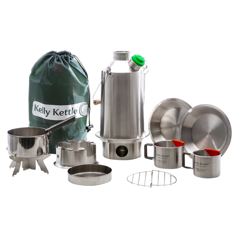 Kelly Kettle Ultimate Stainless Steel Base Camp Cook Kit