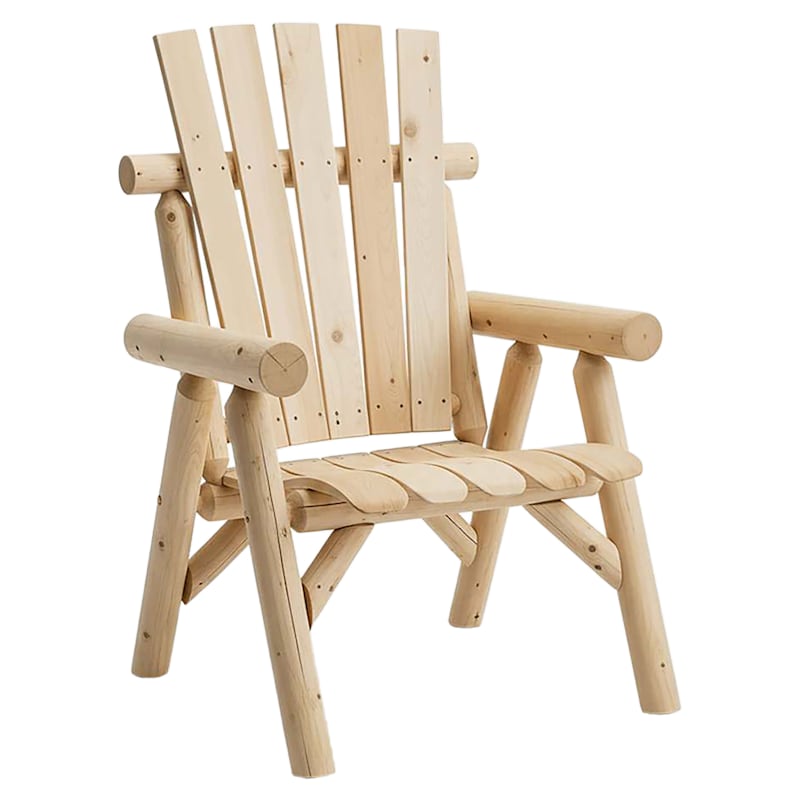 Lakeland Mills American Cedar Log Lounge Chair