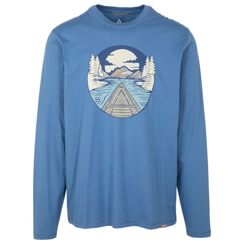 Ascend Canoeing Graphic Long-Sleeve T-Shirt