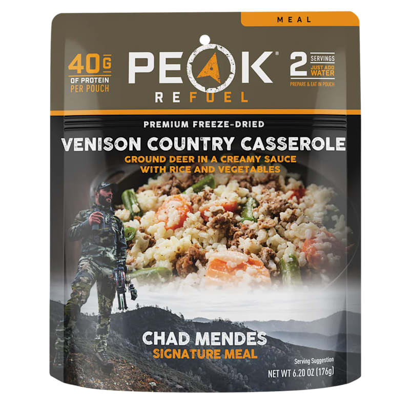 Peak Refuel Chad Mendes Venison Country Casserole