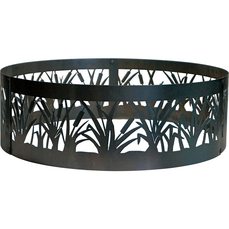 P&D Metal Works Cattail Campfire Ring