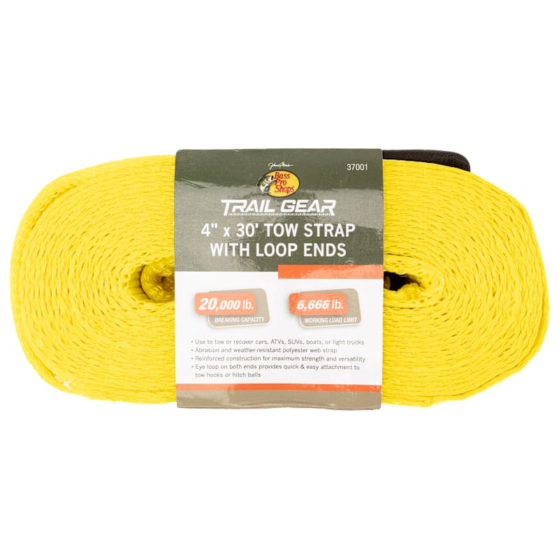 Bass Pro Shops TrailGear Tow Strap with Loop Ends
