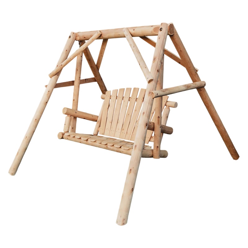 Lakeland Mills Cedar Log Yard Swing