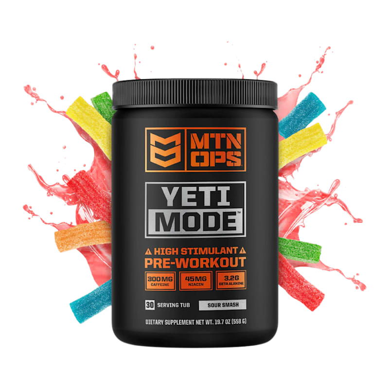 MTN OPS Yeti Mode High-Stimulant Pre-Workout Drink