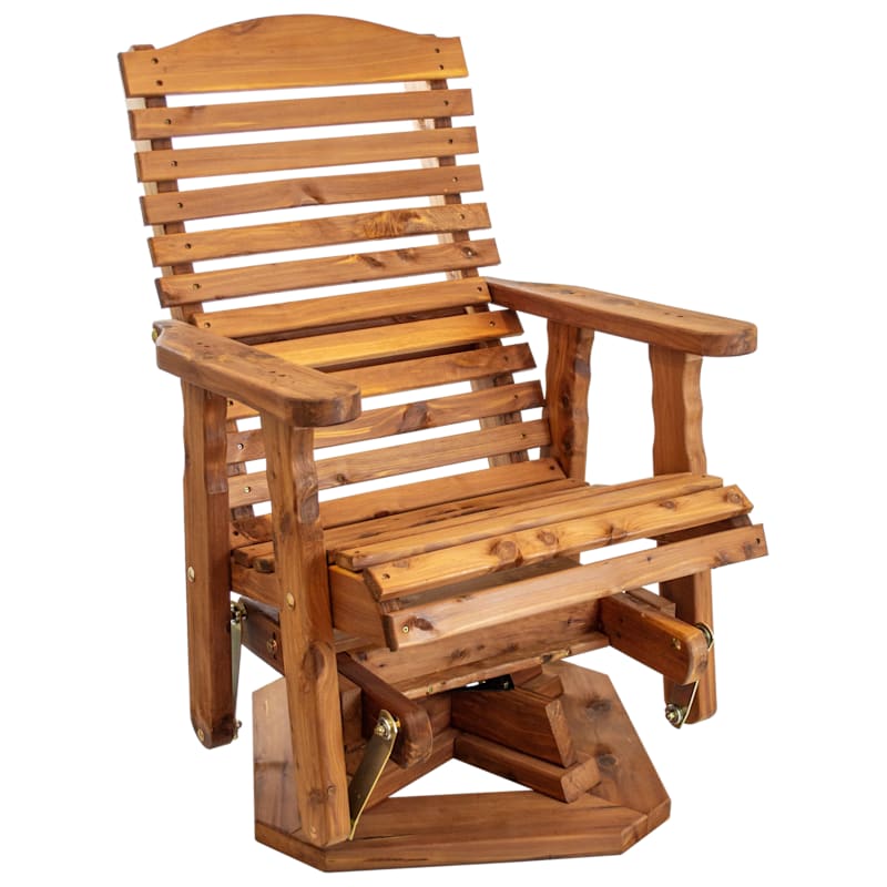 American Furniture Classics Slat-Back Swivel Chair