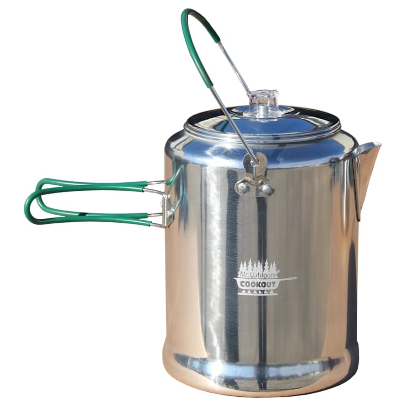 Mr. Outdoors Cookout 20-Cup Aluminum Coffee Percolator